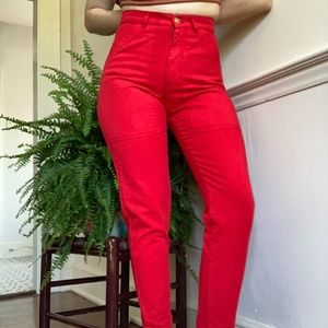 Big Bud Press Mustang Red Pencil Pants